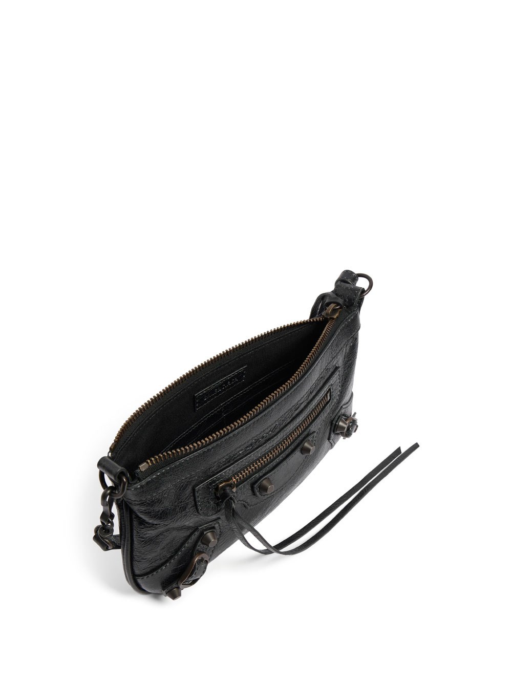 LE CITY POUCH ON STRAP IN ARENA LAMBSKIN
