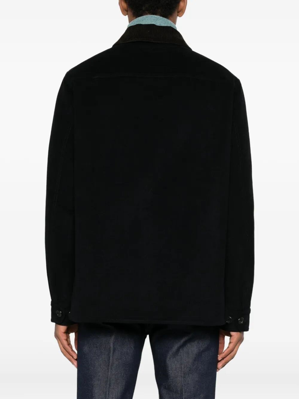 WORKWEAR COTTON JACKET WITH PEGASO EMBROIDERY