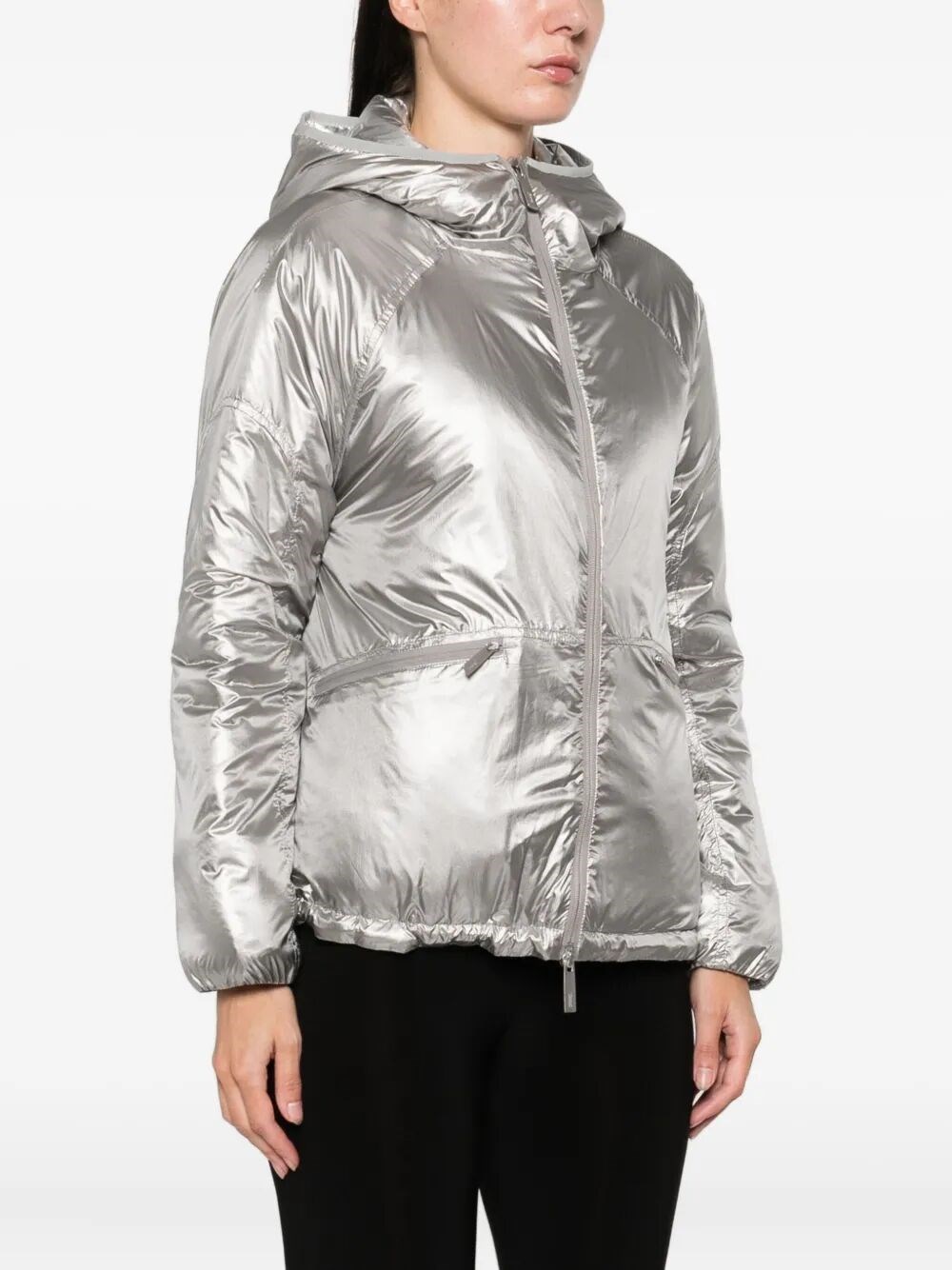 METALLIC SHIELD HOODED LAMINAR JACKET