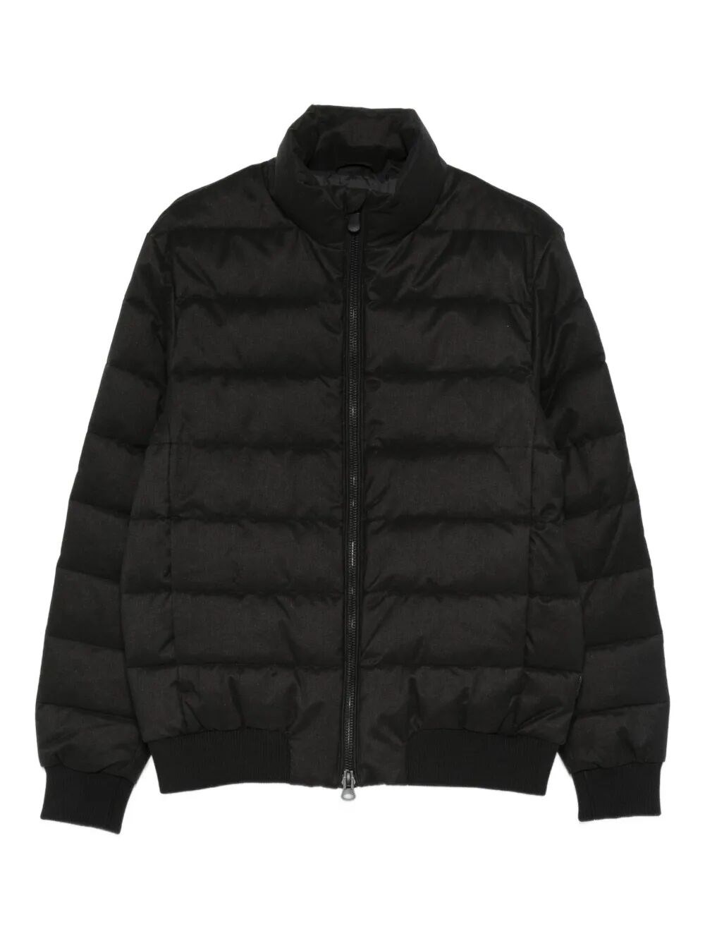 HERBIE PUFFER JACKET IN FLANNEL-TEXTURED FABRIC