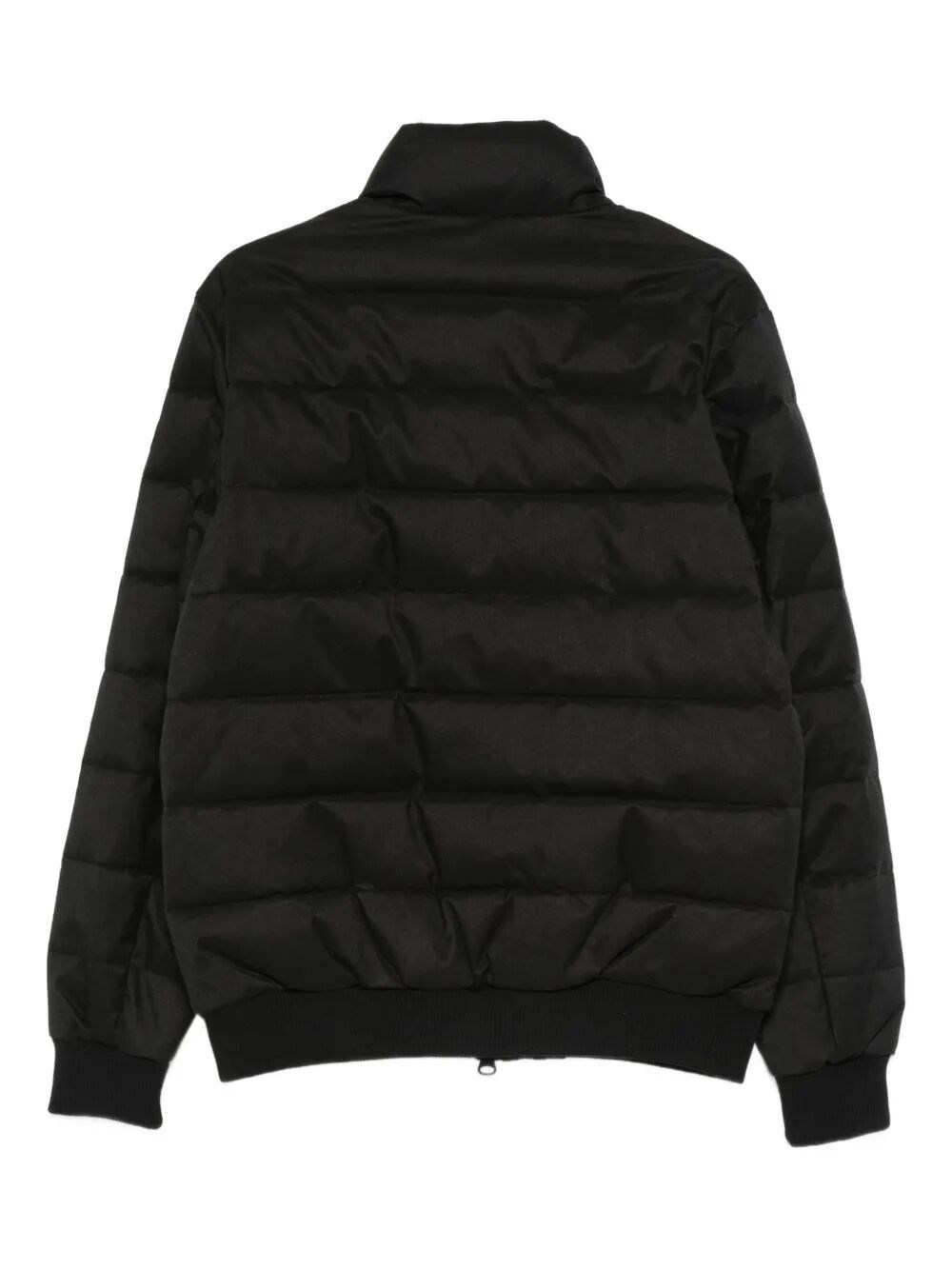 HERBIE PUFFER JACKET IN FLANNEL-TEXTURED FABRIC