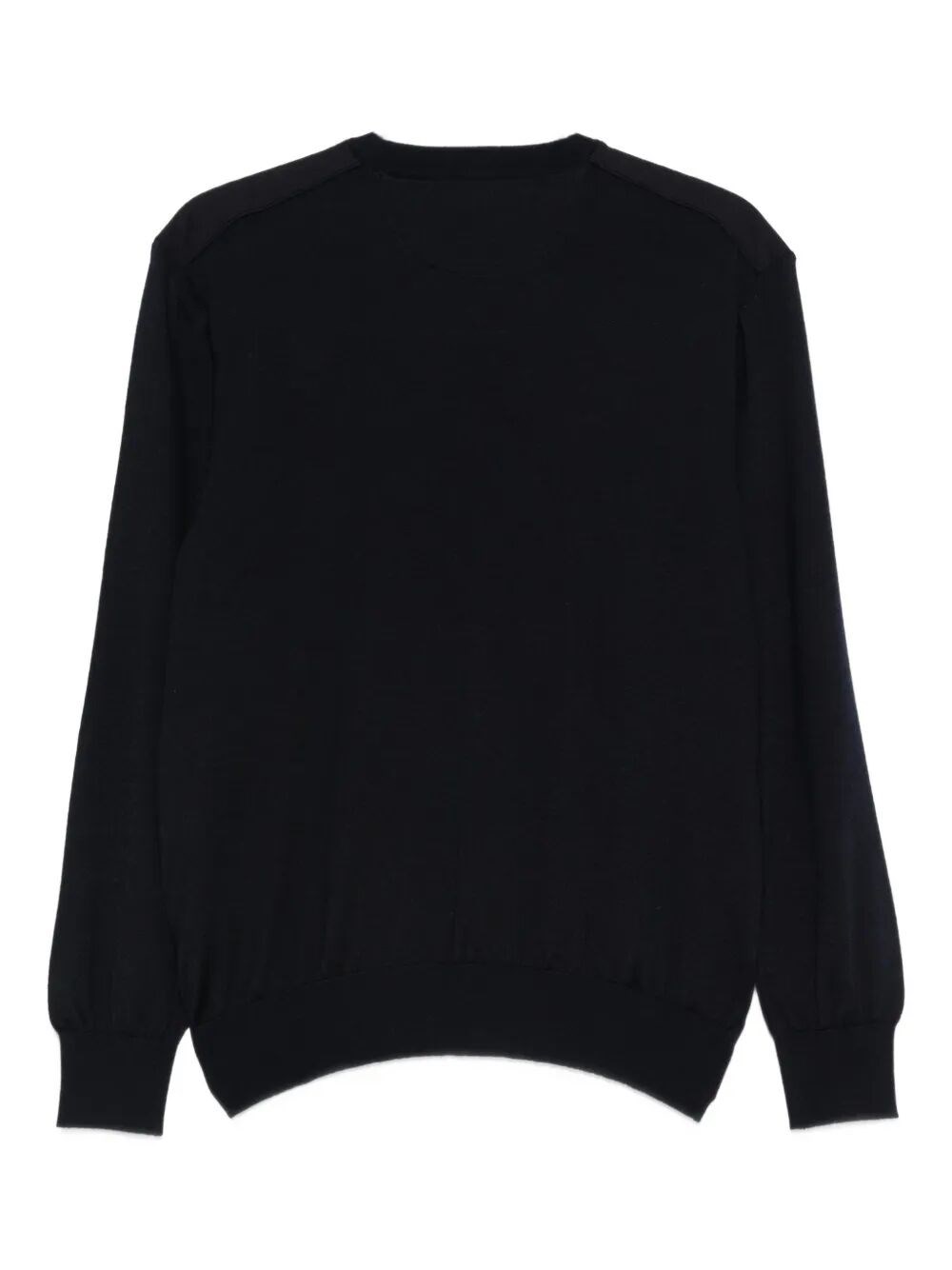 CREWNECK WOOL SWEATER WITH INSERTS