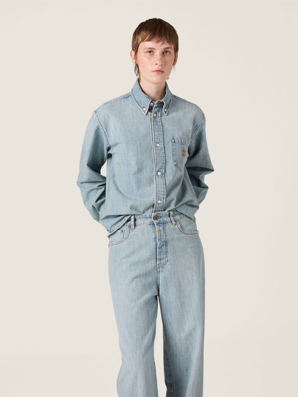 CHAMBRAY DENIM SHIRT