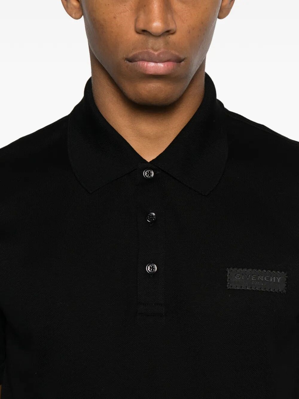 GIVENCHY PARIS GROS GRAIN COTTON POLO