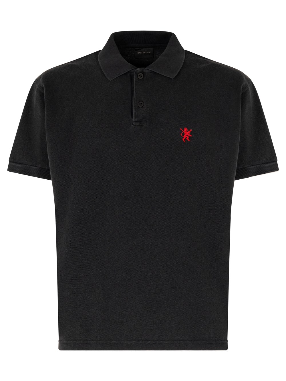 COTTON LOGO POLO