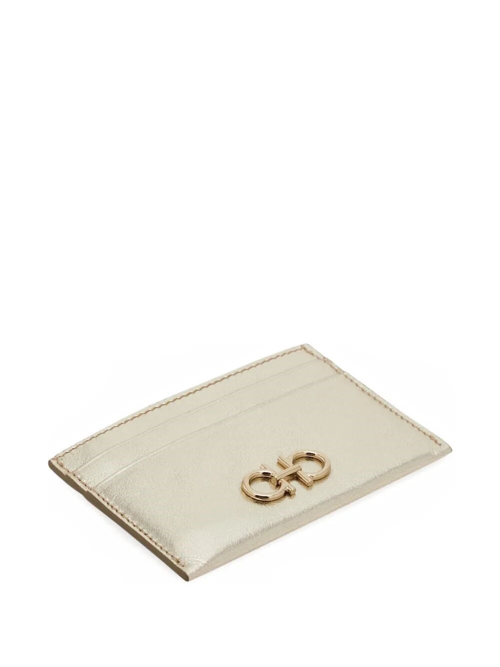 GANCINI LAMINATED LEATHER CARD HOLDER