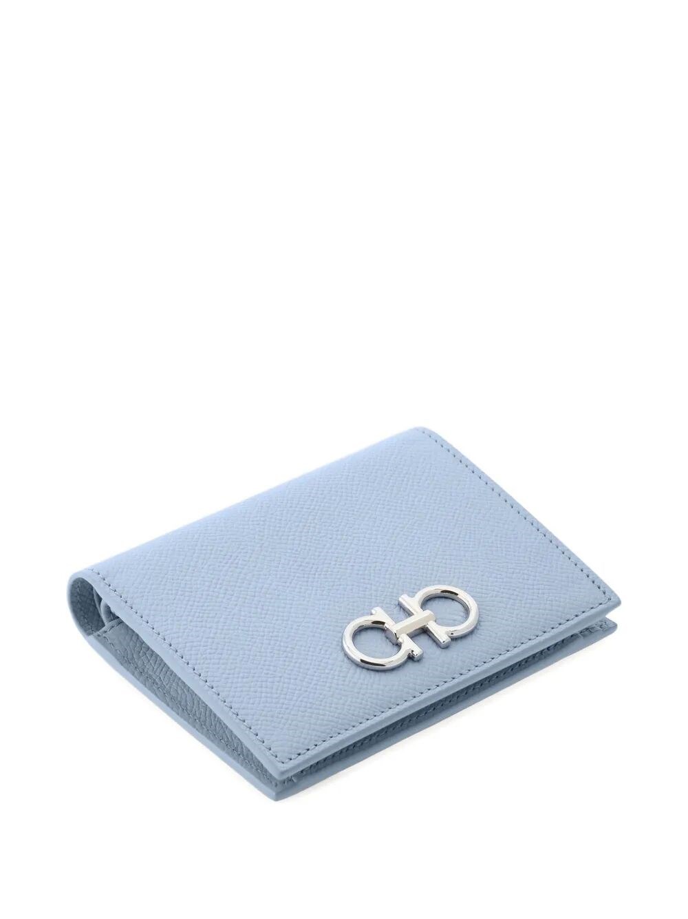 GANCINI HAMMERED LEATHER COMPACT WALLET