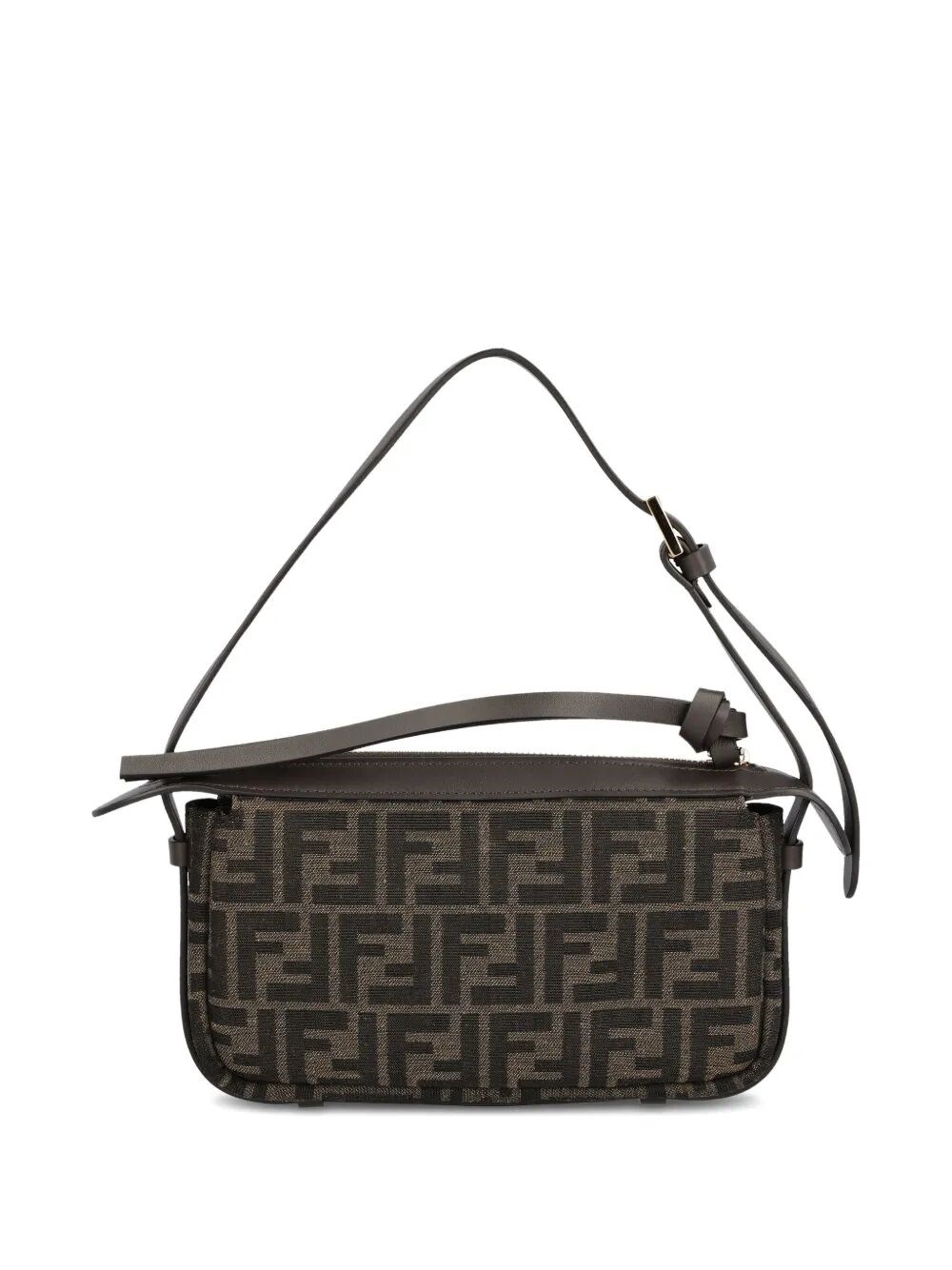 SIMPLY FENDI MINI JACQUARD FF SHOULDER BAG