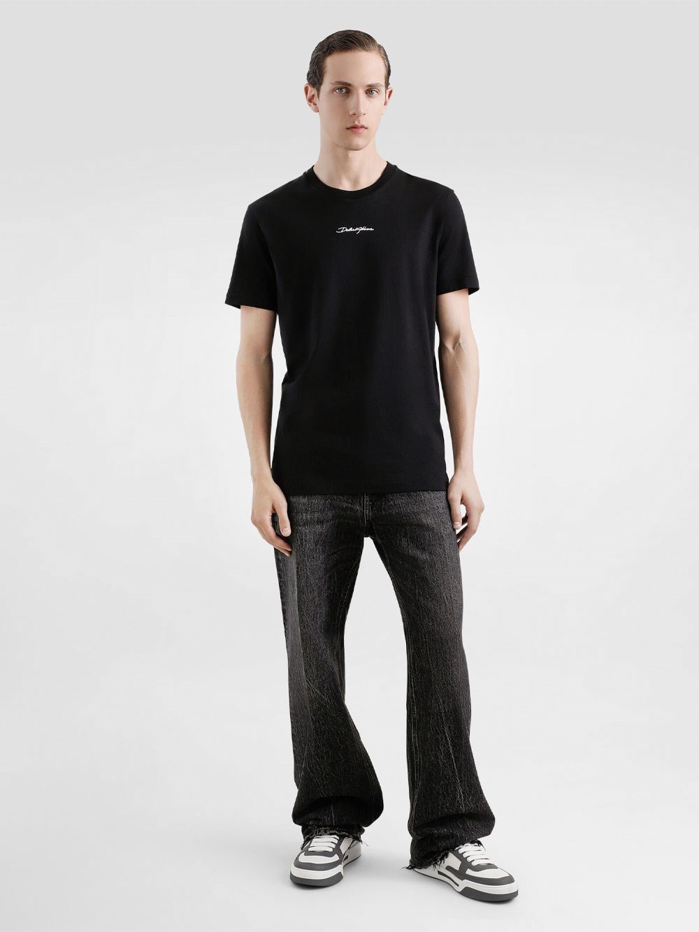 LOGO EMBROIDERY COTTON T-SHIRT