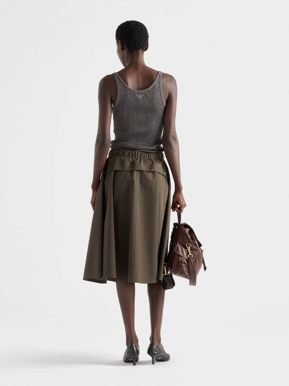 TECHNICAL FABRIC CIRCLE SKIRT