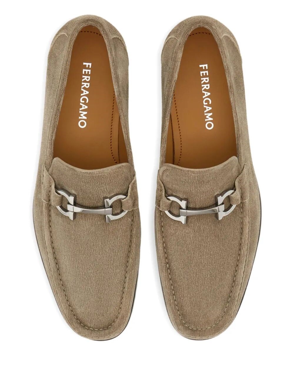 GRANDIOSO2 SUEDE LOAFERS WITH GANCINI BUCKLE