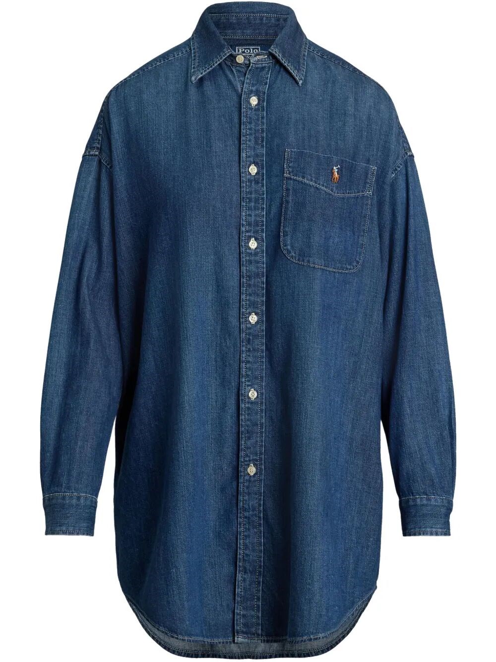 OVERSIZED FIT DENIM SHIRT