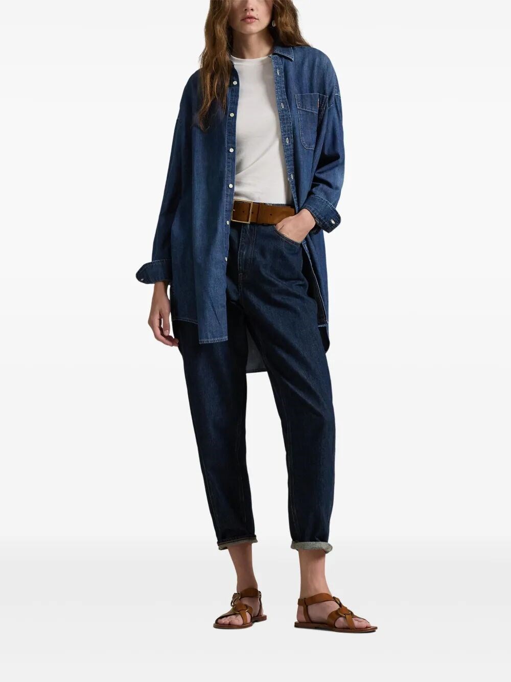 OVERSIZED FIT DENIM SHIRT