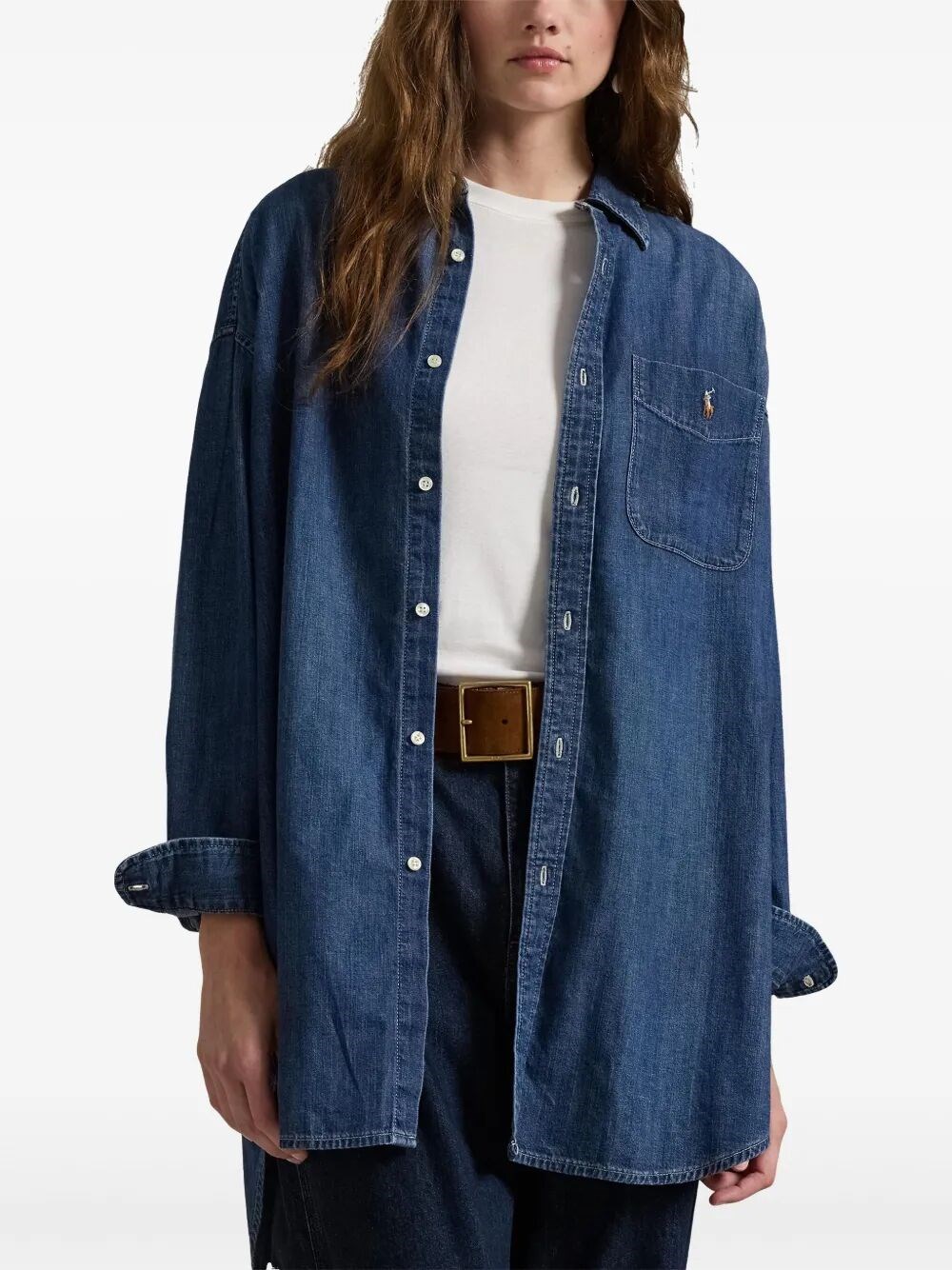 OVERSIZED FIT DENIM SHIRT