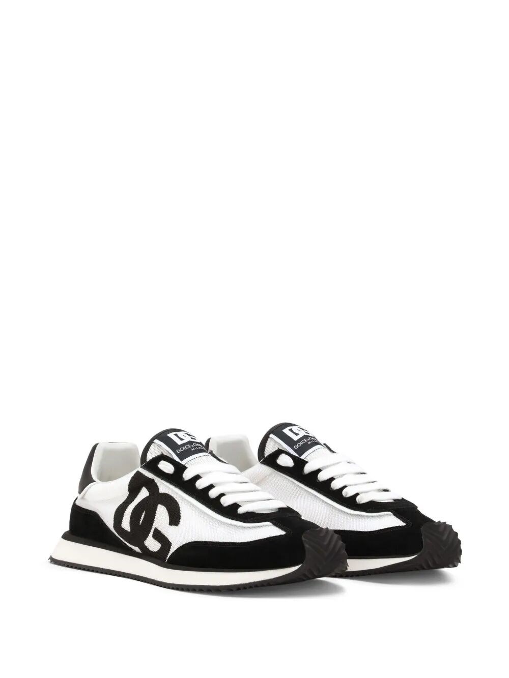 SUEDE AND MESH DG CUSHION SNEAKERS