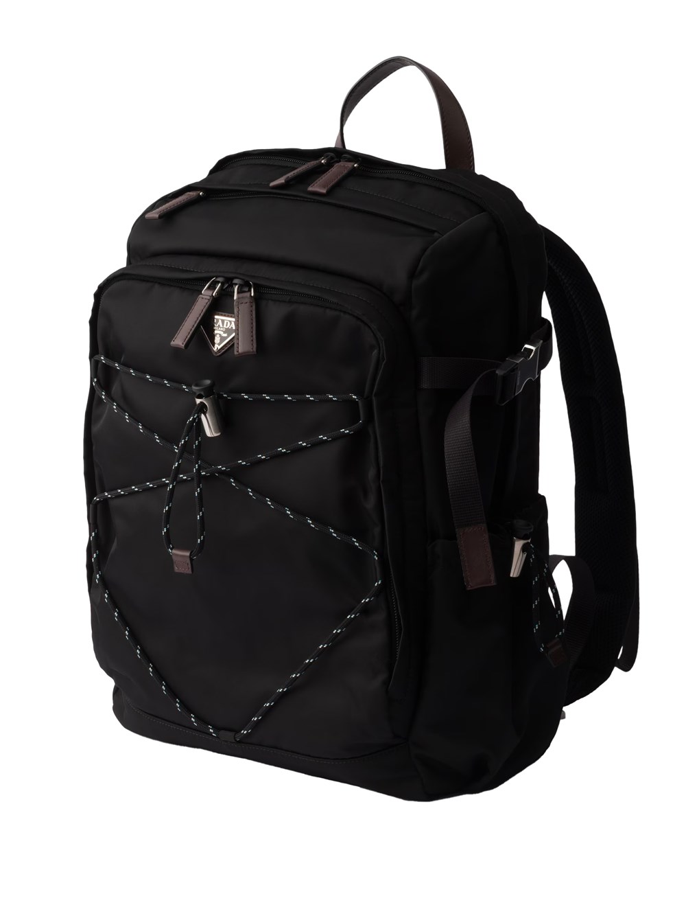 PRADA SPEEDROCK BACKPACK IN RE-NYLON AND LEATHER