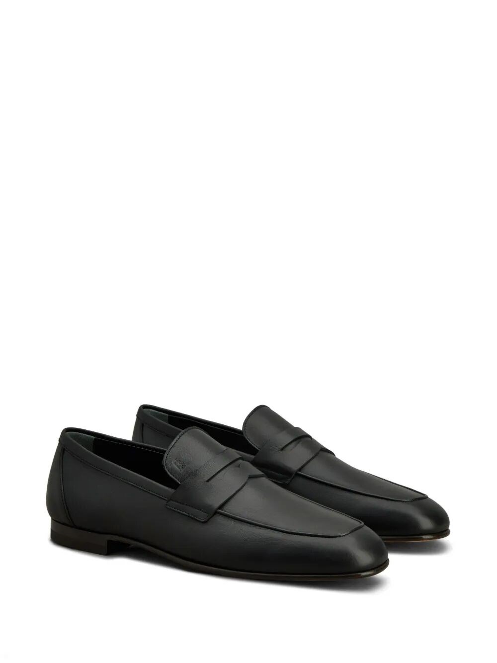 DECONSTRUCTED LEATHER LOAFERS