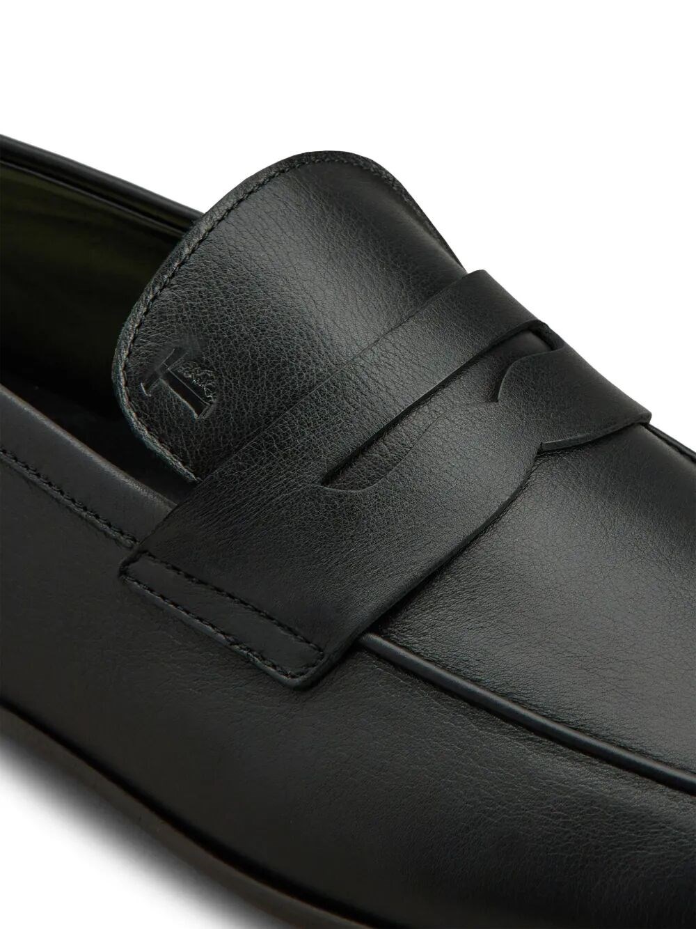 DECONSTRUCTED LEATHER LOAFERS