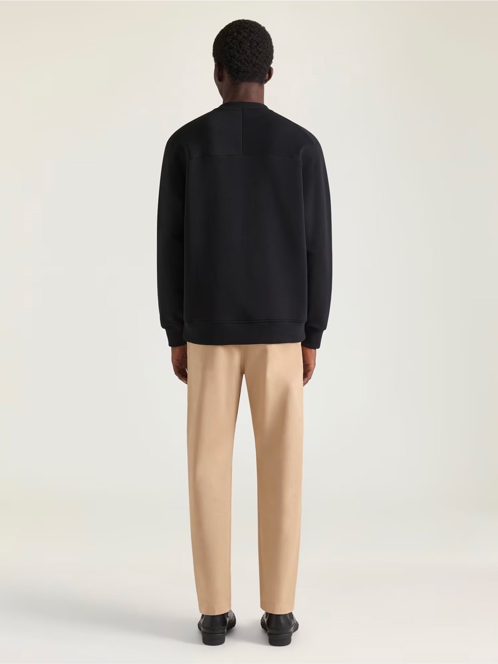 FITTED CHINO TROUSERS IN COTTON