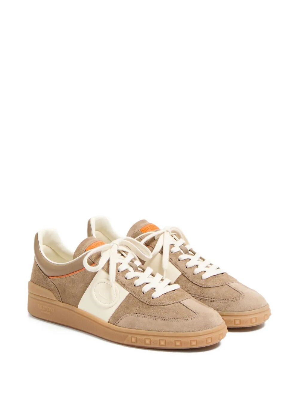 UPVILLAGE SPLIT AND NAPPA LEATHER SNEAKERS