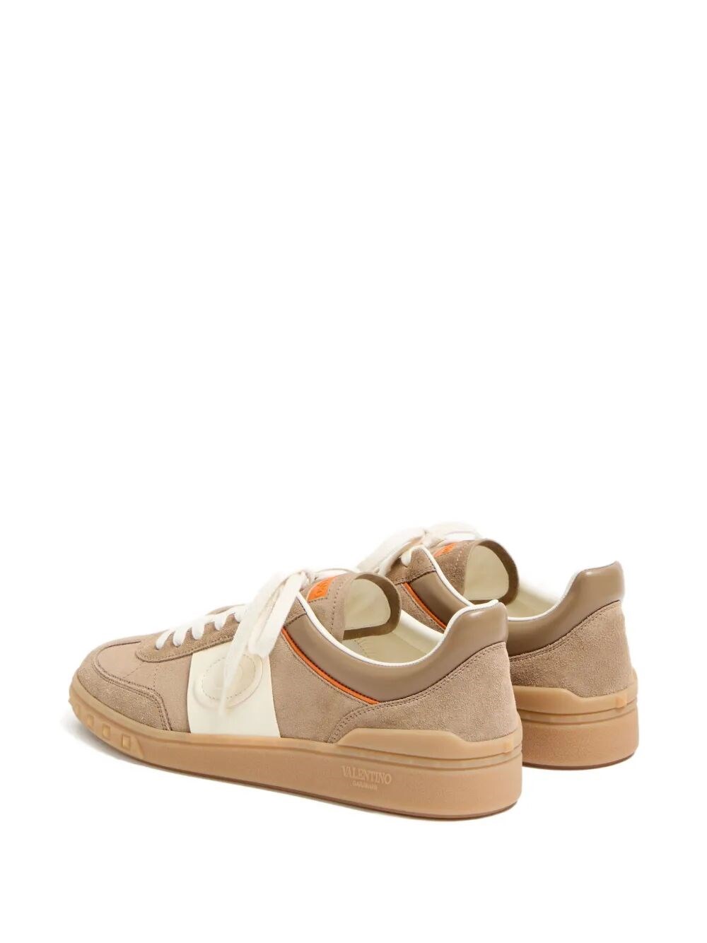 UPVILLAGE SPLIT AND NAPPA LEATHER SNEAKERS
