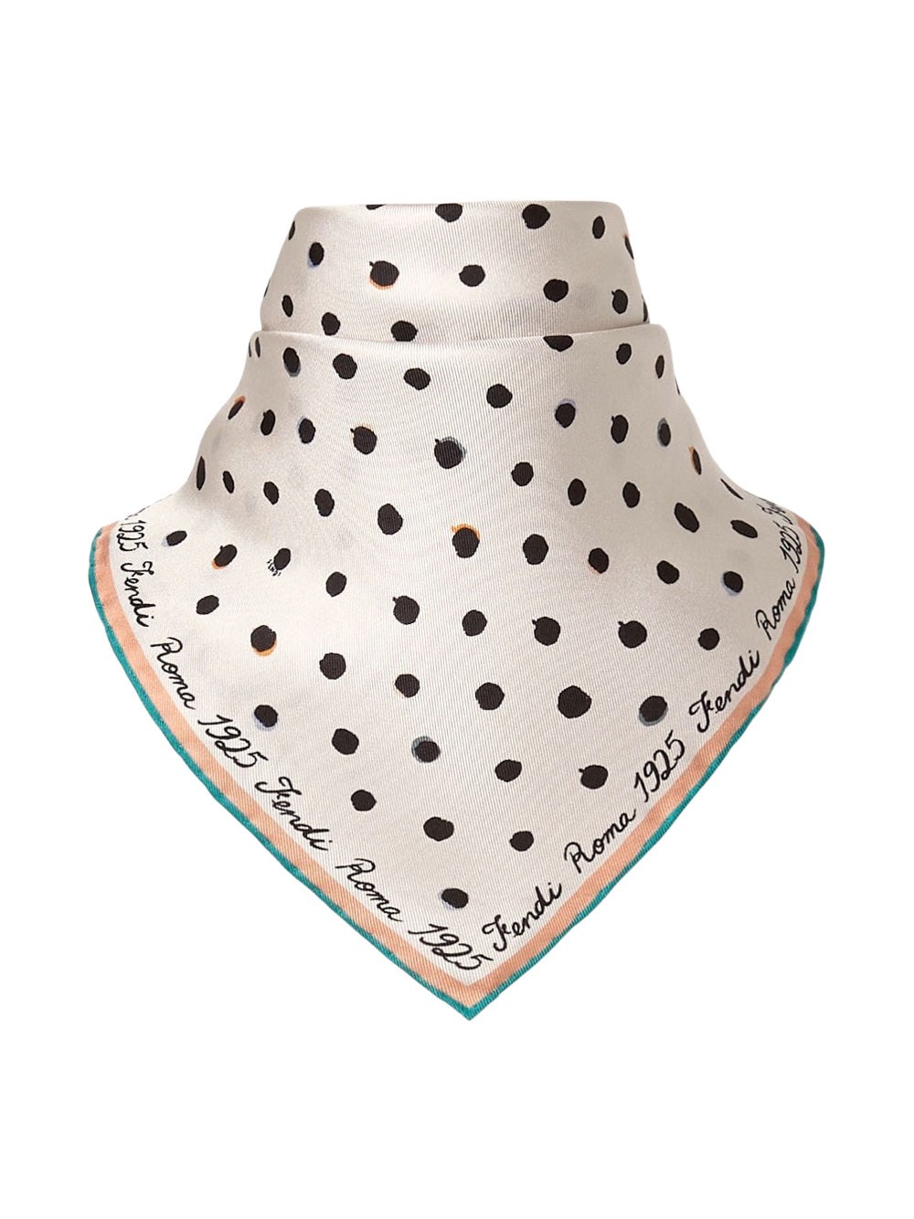 FALENA DOTS SILK FOULARD