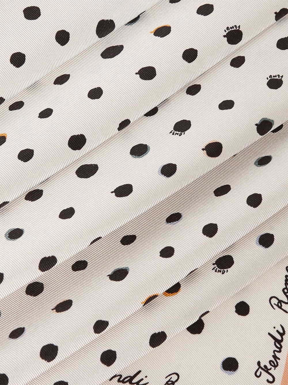 FALENA DOTS SILK FOULARD