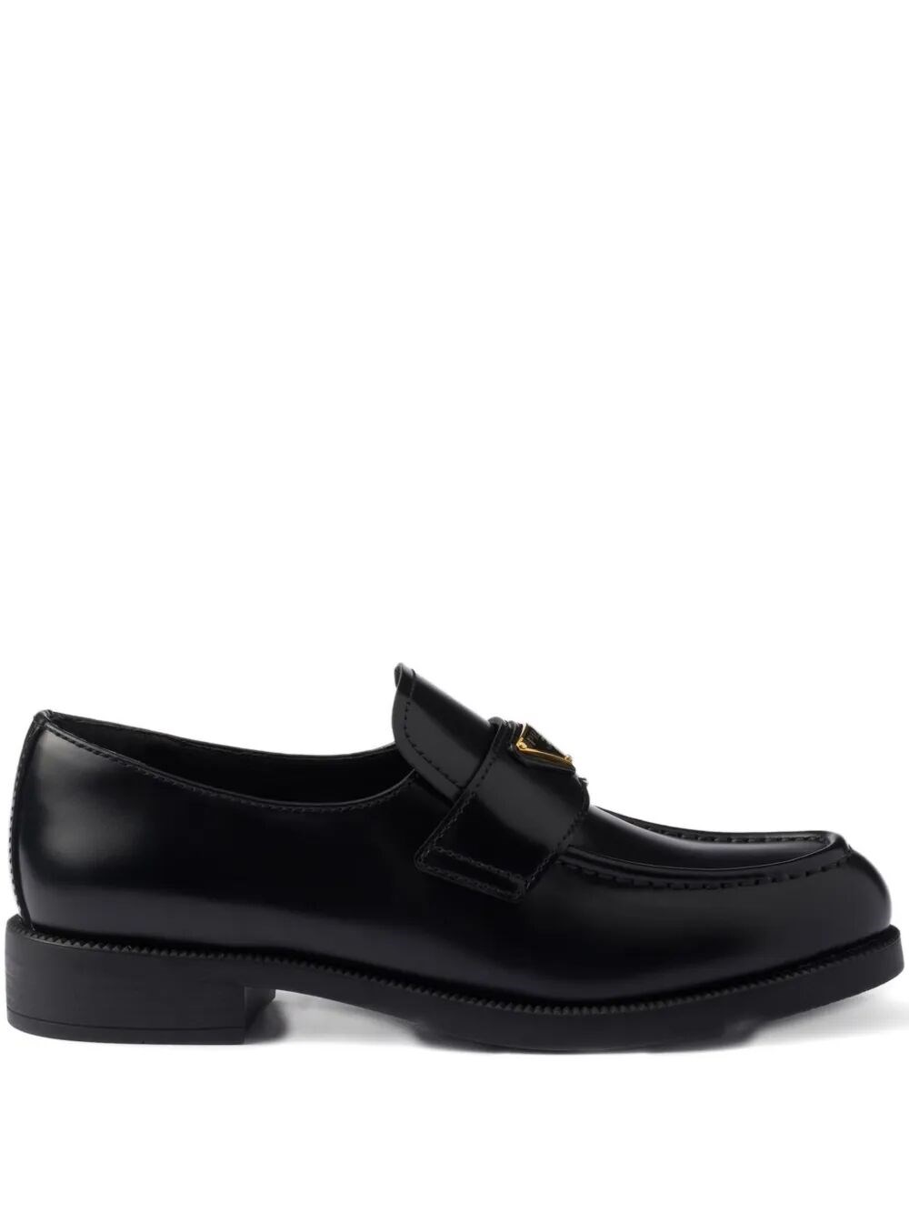 BRUSHED LEATHER LOAFERS