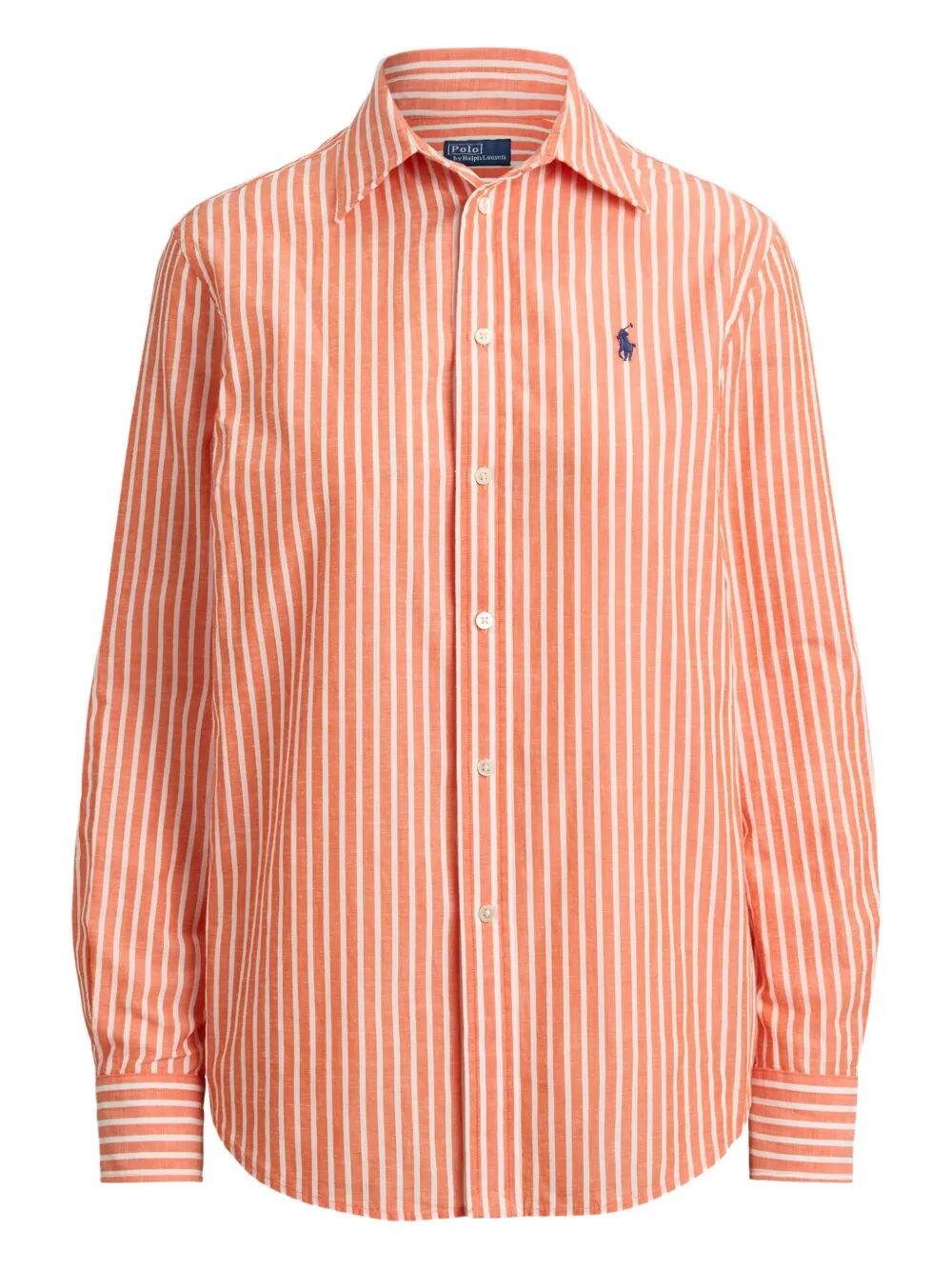 RELAXED FIT STRIPED COTTON SHIRT