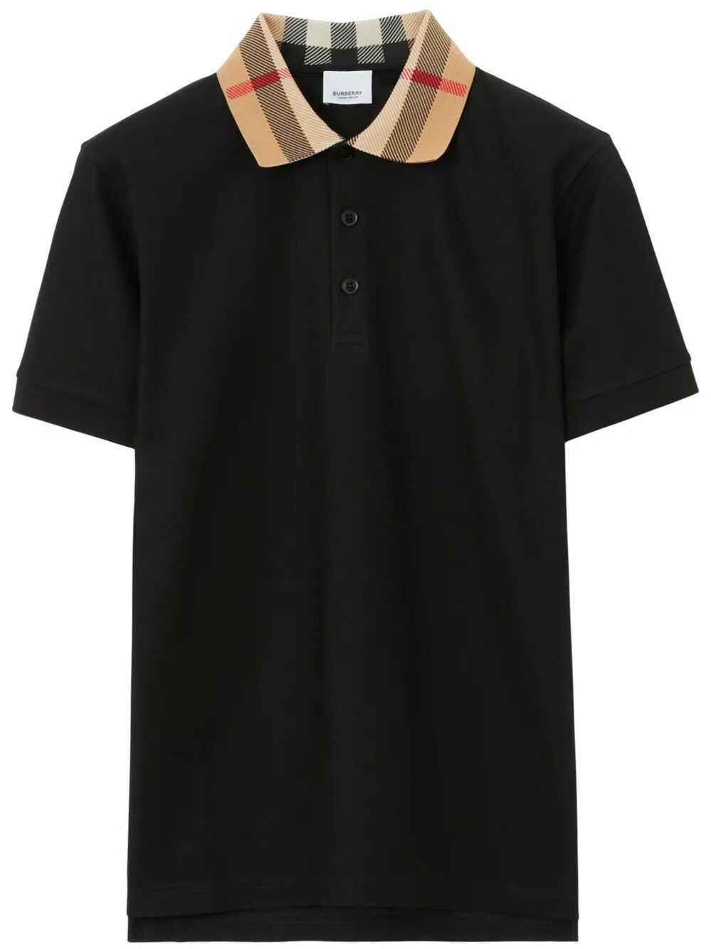 CHECK COLLAR COTTON CODY POLO SHIRT