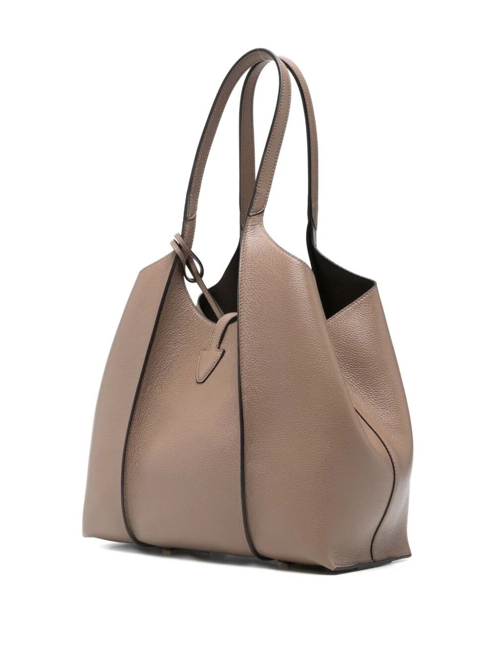 T TIMELESS SMALL LEATHER SHOPPING BAG