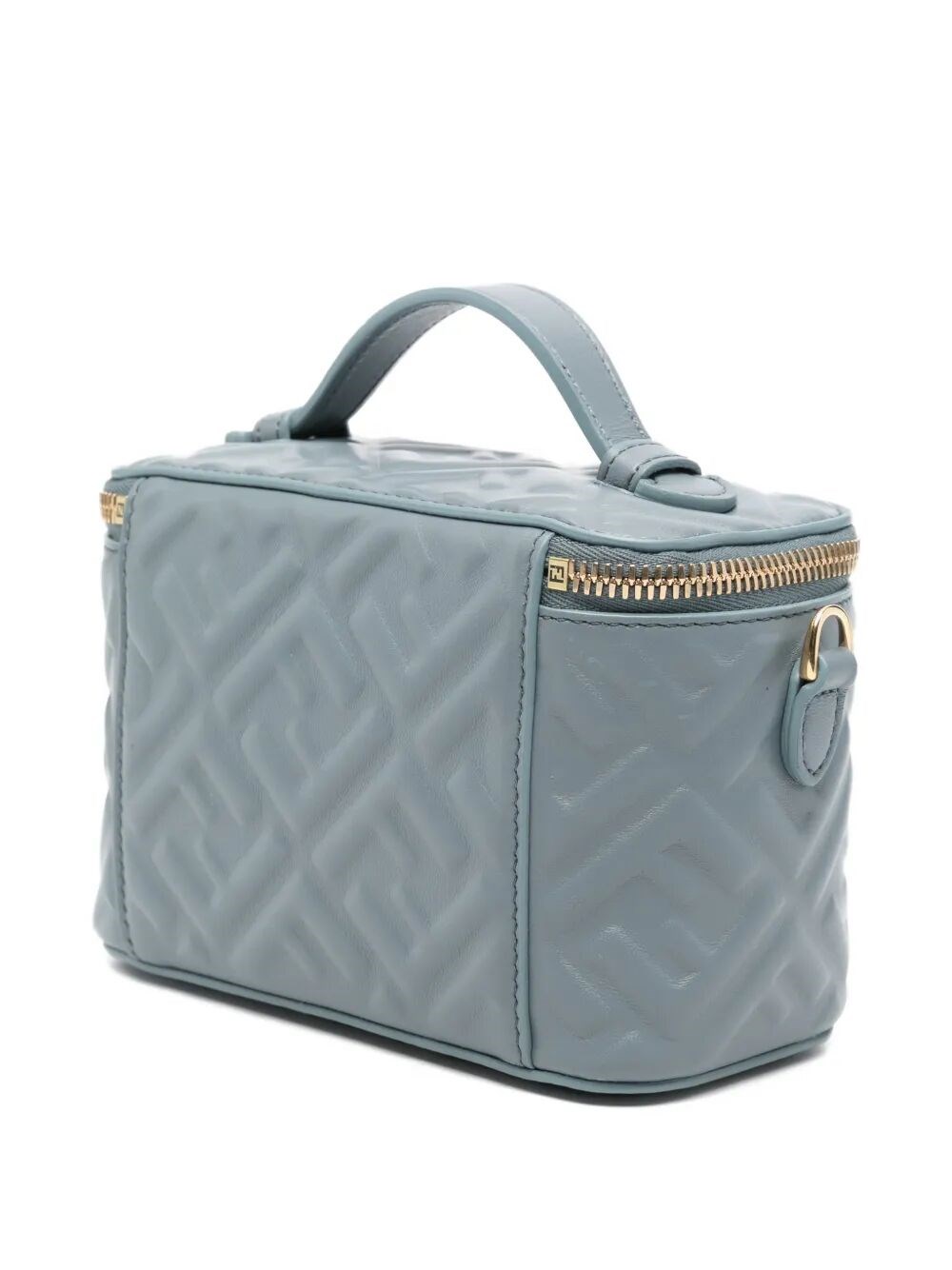 FENDI VANITY NAPPA LEATHER BAG WITH FF MOTIF