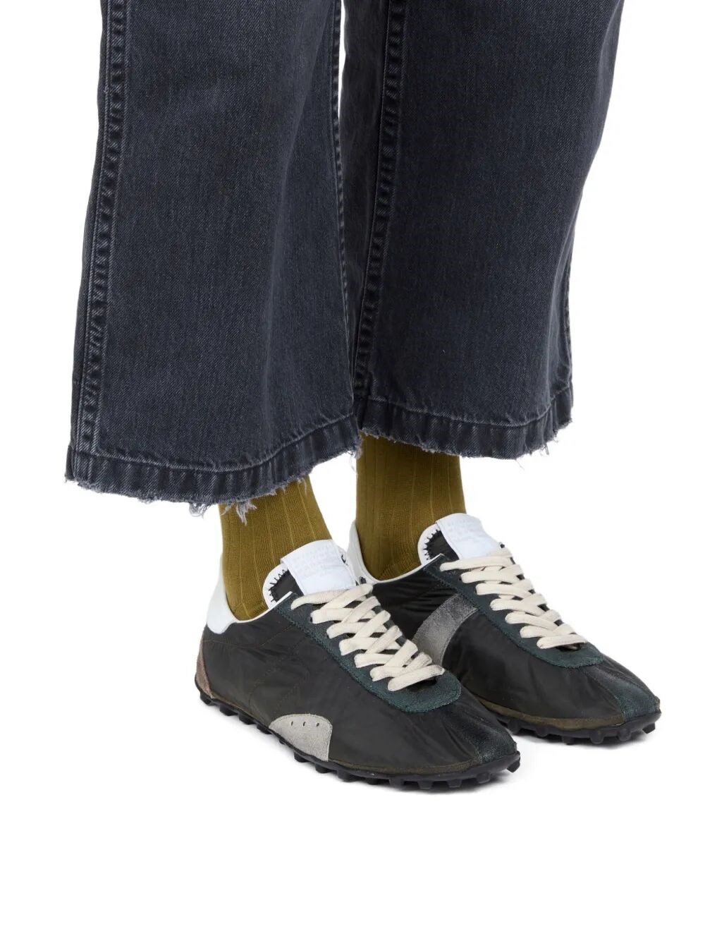 NYLON AND SUEDE SPRINTERS SNEAKERS