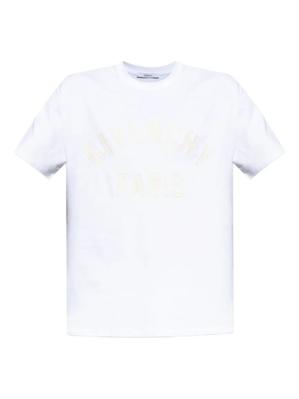 GIVENCHY PARIS EMBROIDERY COTTON T-SHIRT