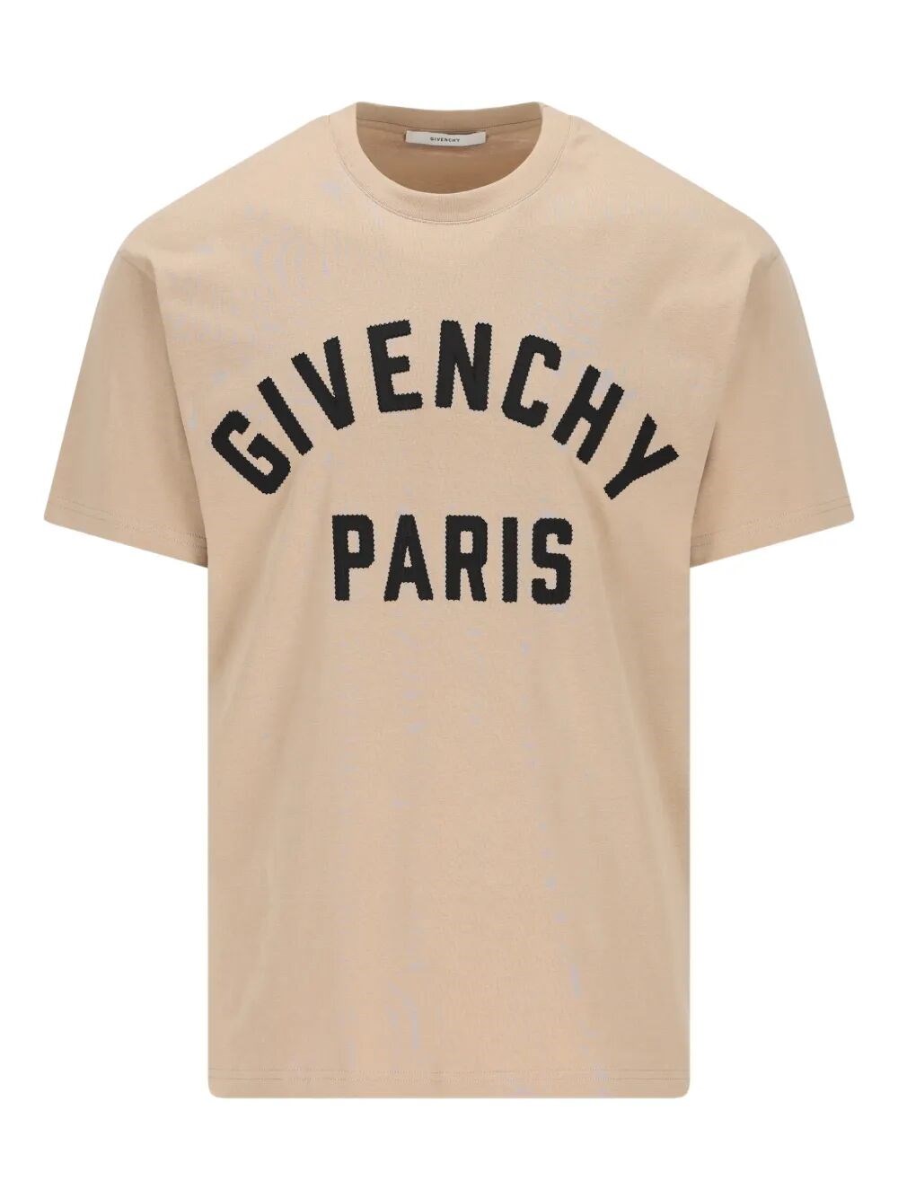 GIVENCHY PARIS EMBROIDERY COTTON T-SHIRT