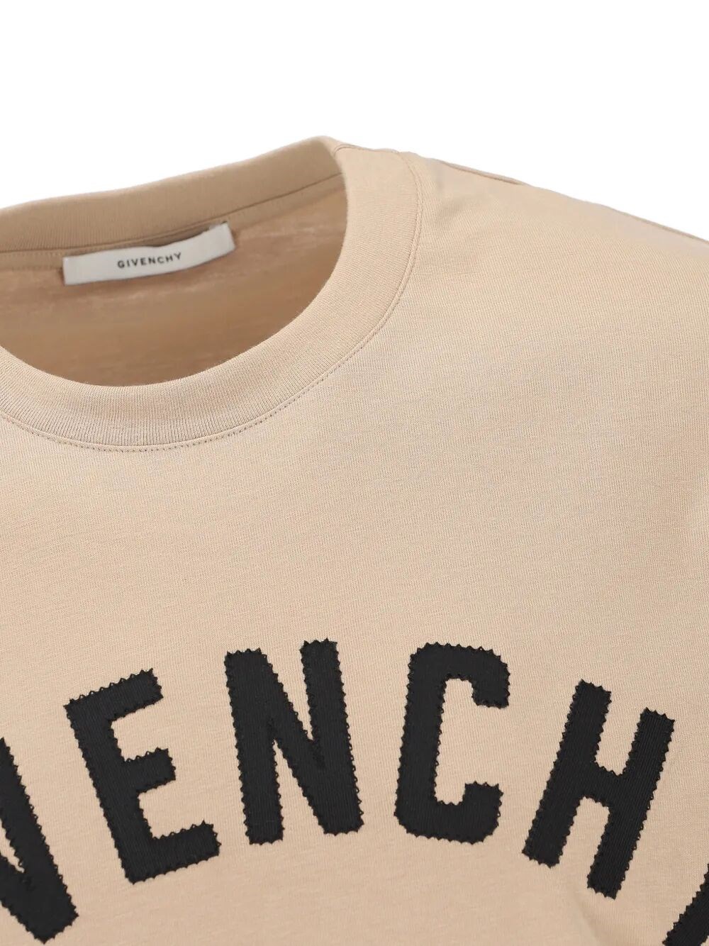 GIVENCHY PARIS EMBROIDERY COTTON T-SHIRT
