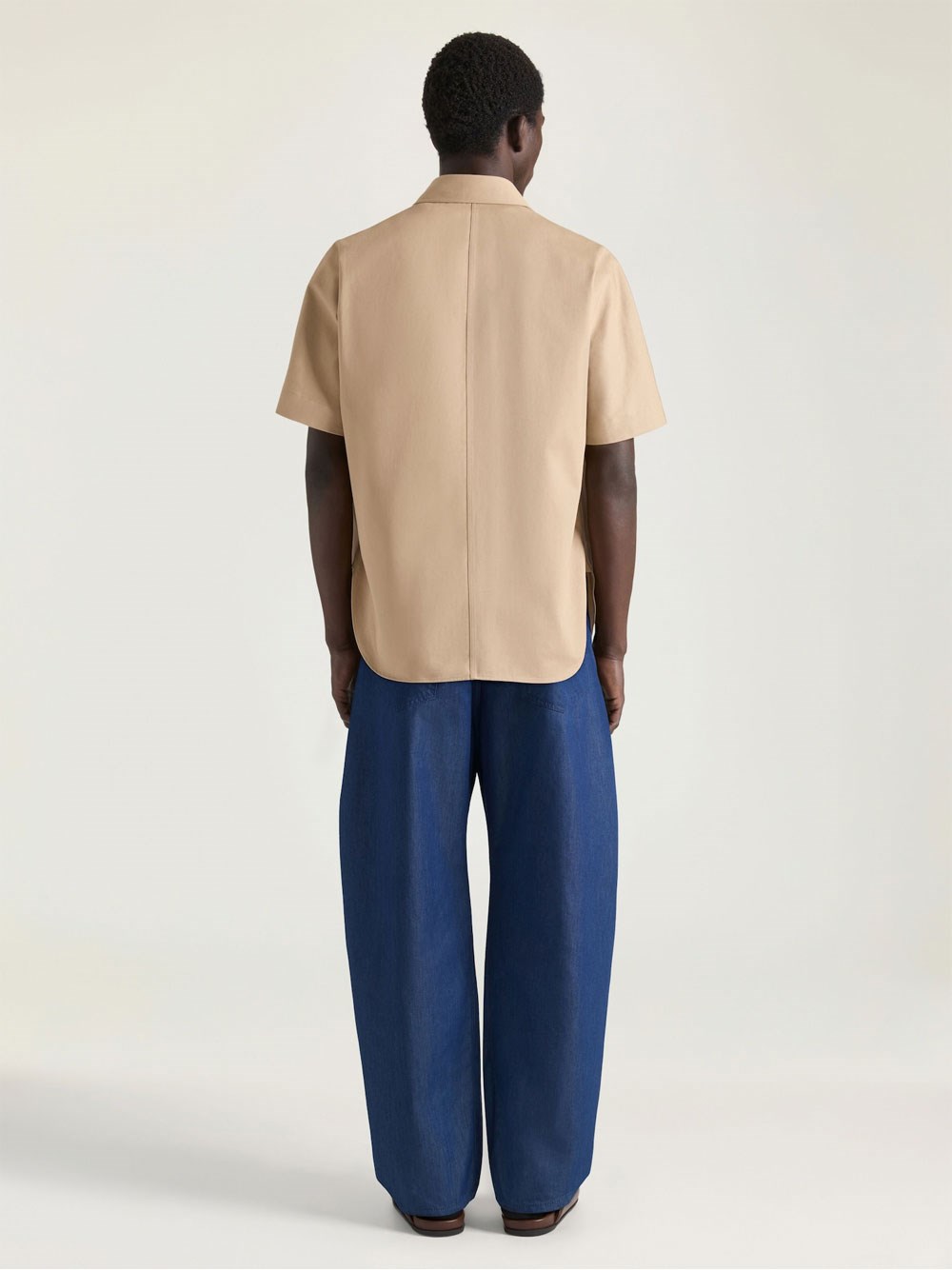 COUTURE SEAM COTTON SHIRT WITH GIVENCHY PARIS PATCH