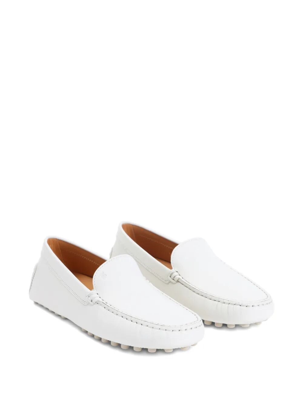 METAL DETAILING LEATHER GOMMINO LOAFERS