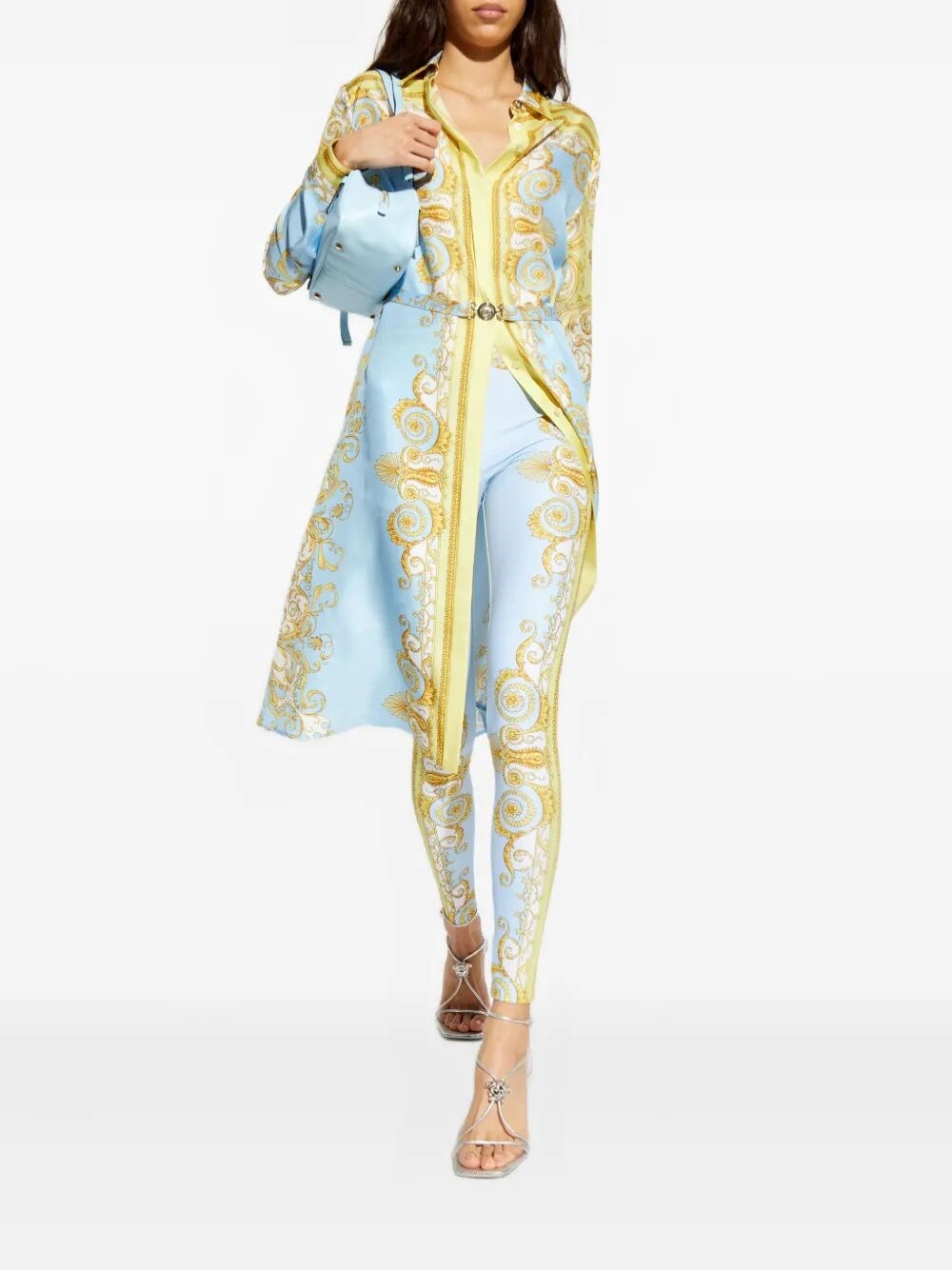 BAROQUE-PRINT LEGGINGS