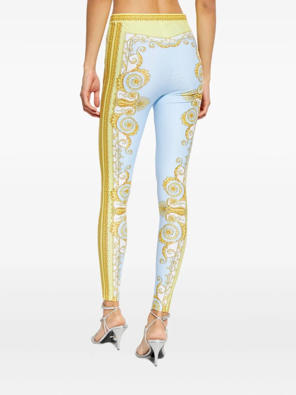 BAROQUE-PRINT LEGGINGS