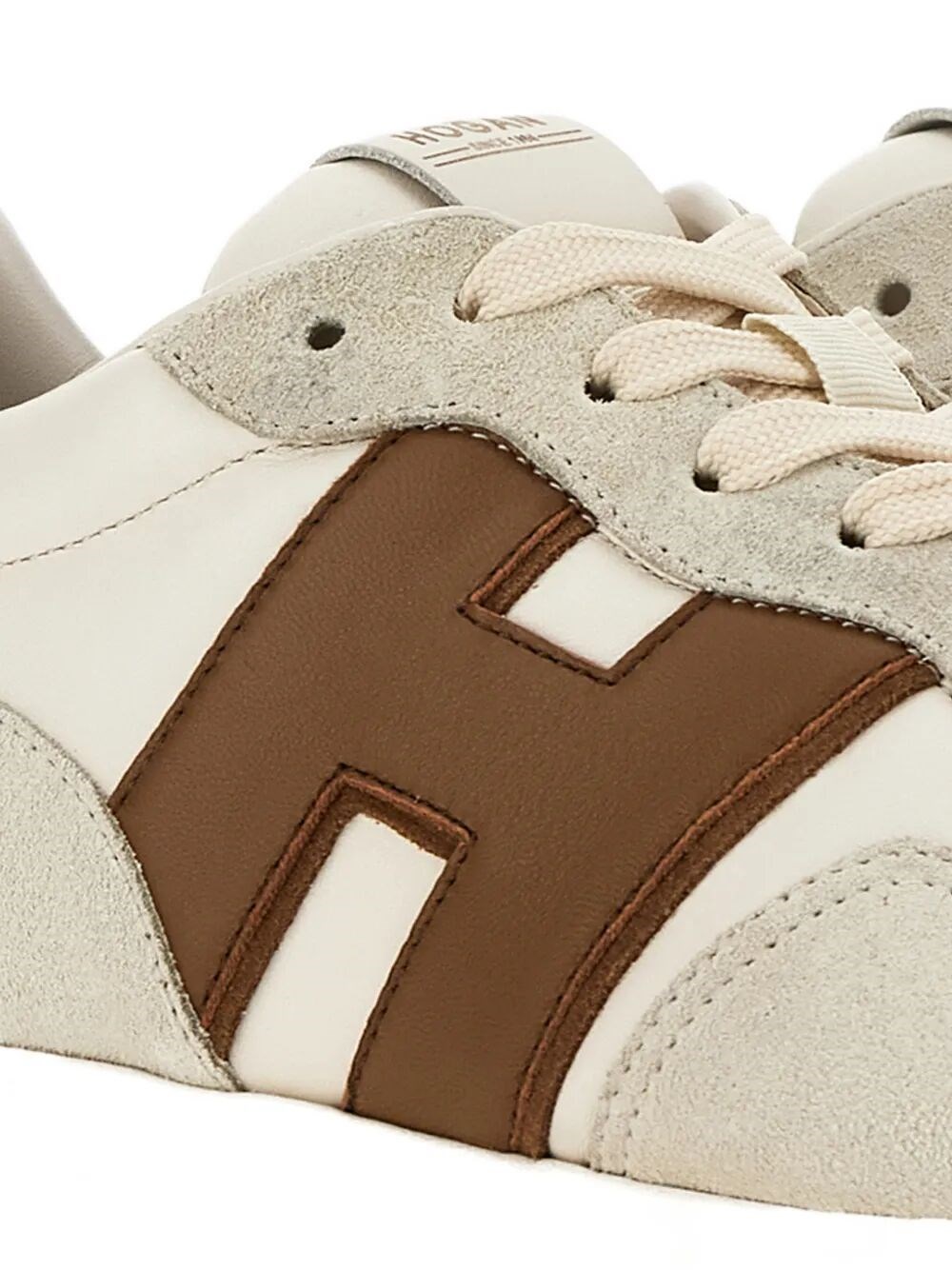 HOGAN H601 NAPPA LEATHER AND SUEDE SNEAKERS
