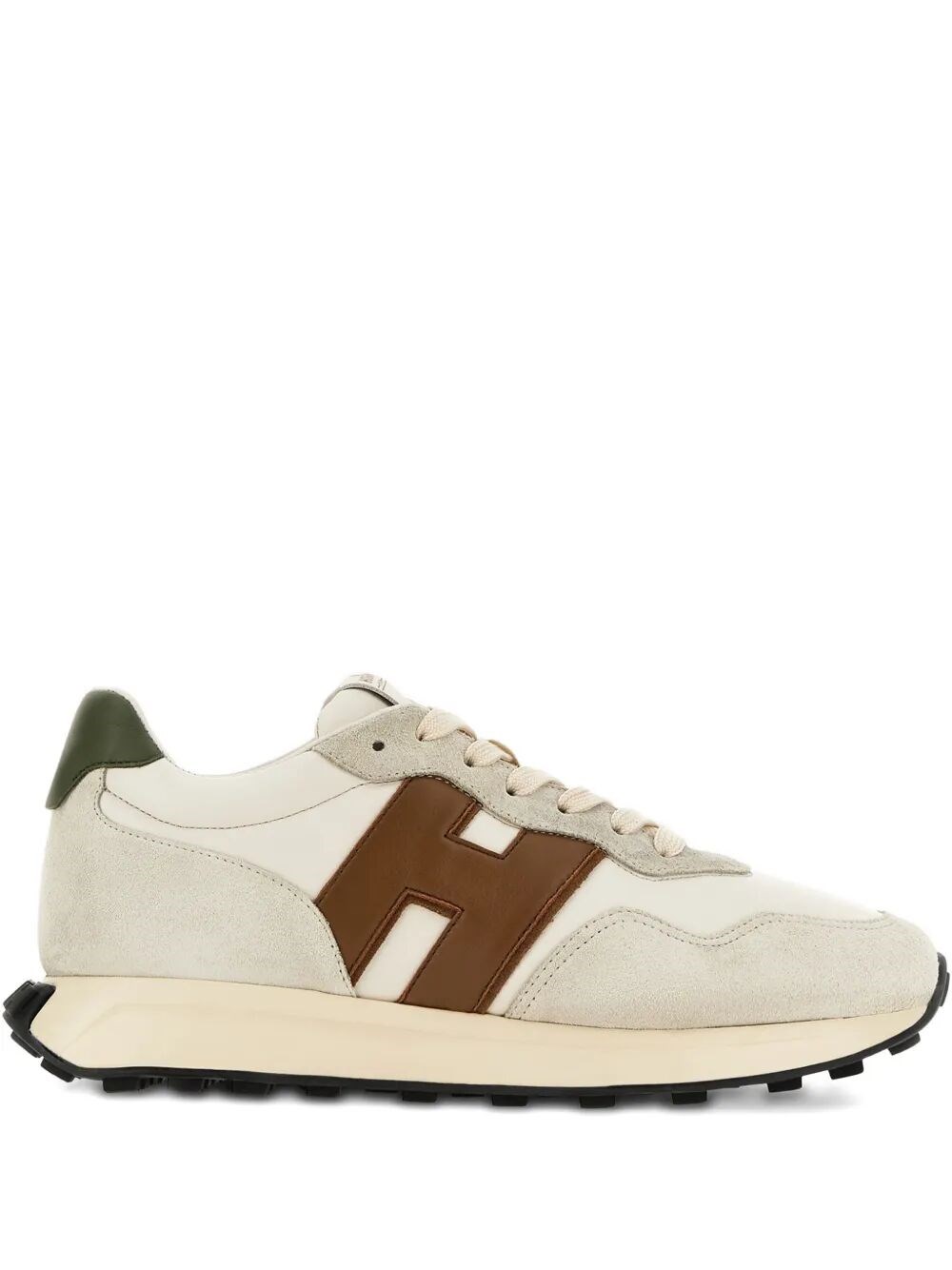 HOGAN H601 NAPPA LEATHER AND SUEDE SNEAKERS