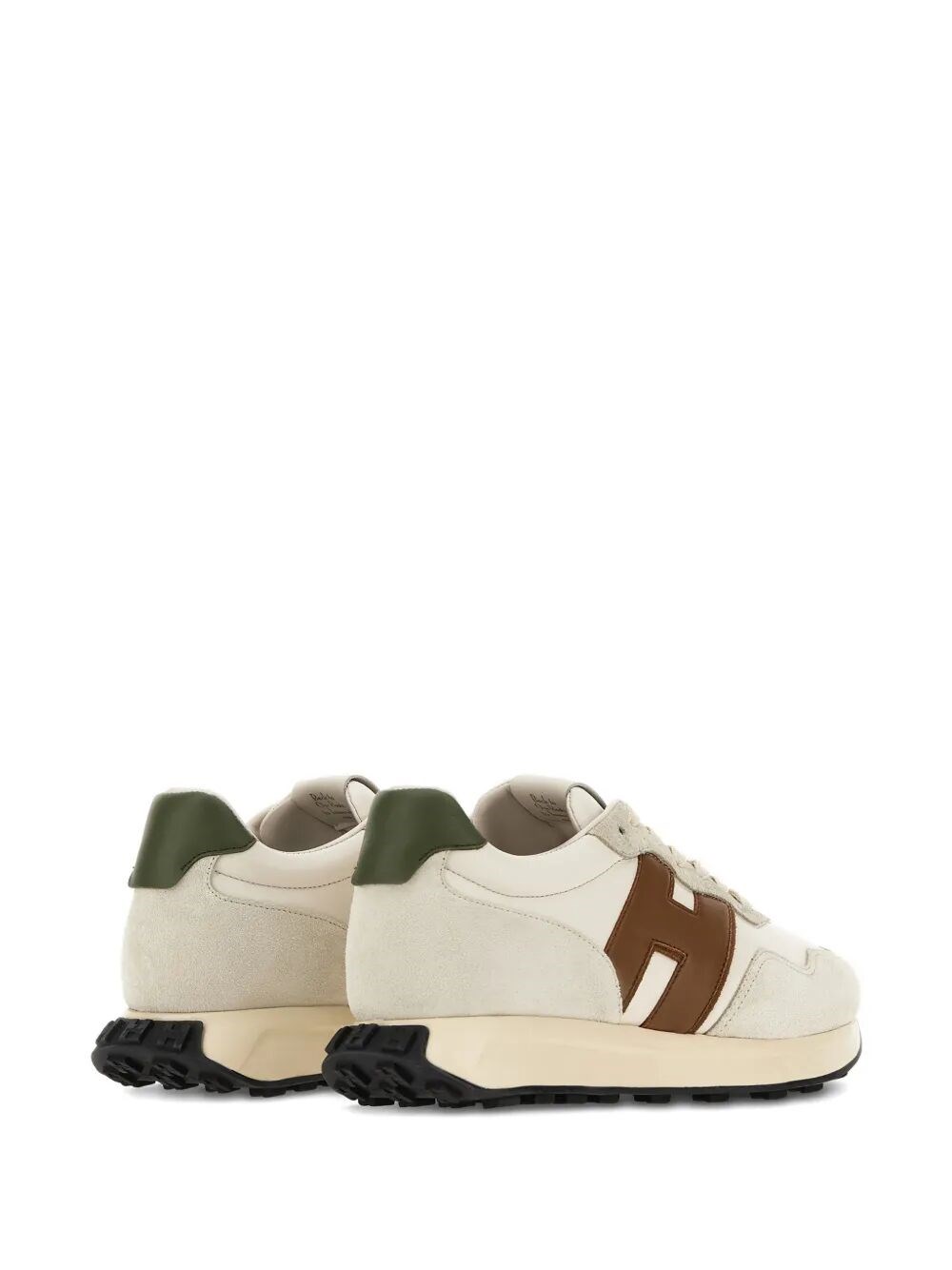 HOGAN H601 NAPPA LEATHER AND SUEDE SNEAKERS