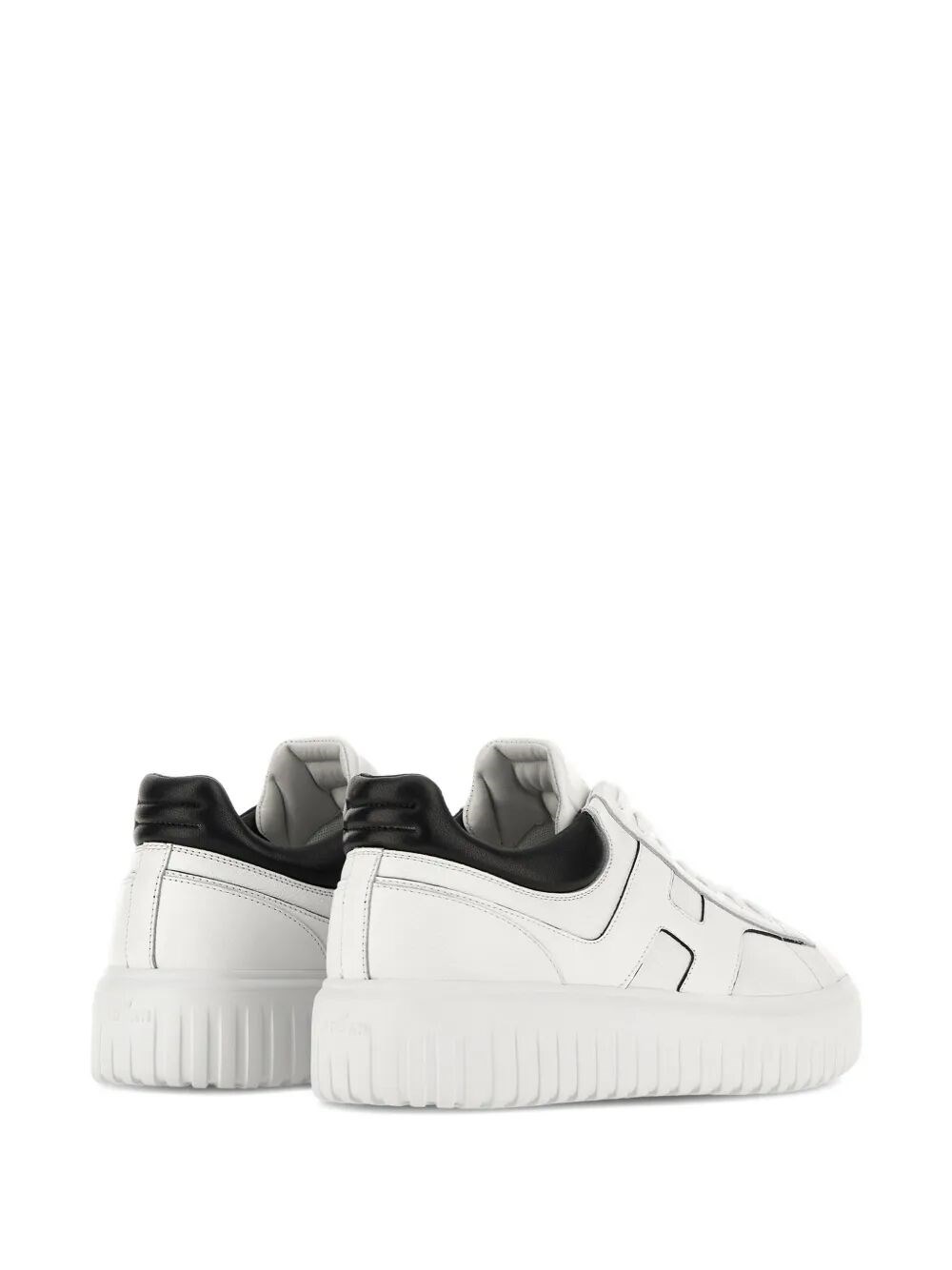 HOGAN H-STRIPES LEATHER SNEAKERS