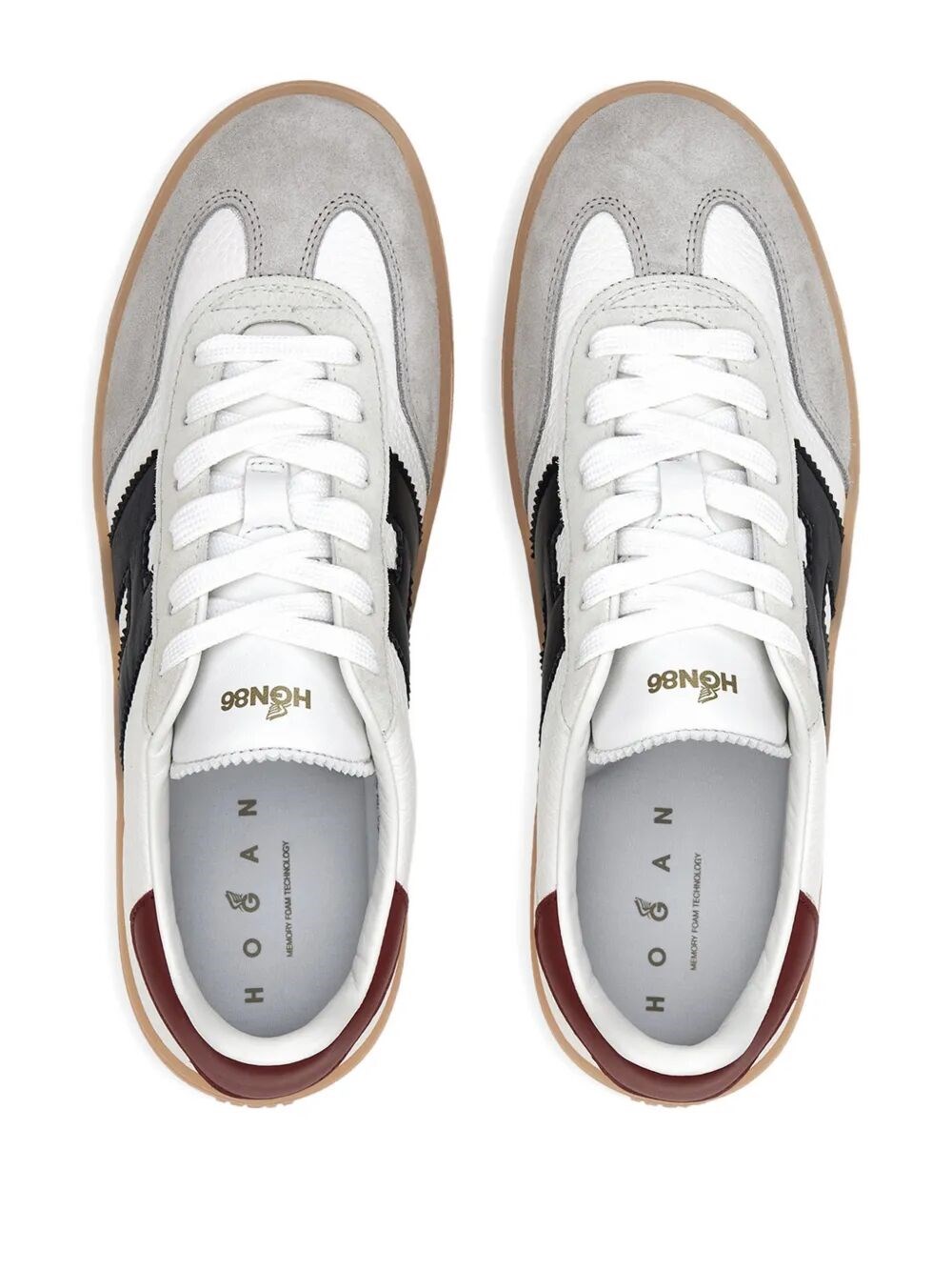HOGAN COOL LEATHER SNEAKERS WITH NAPPA AND SUEDE INSERTS
