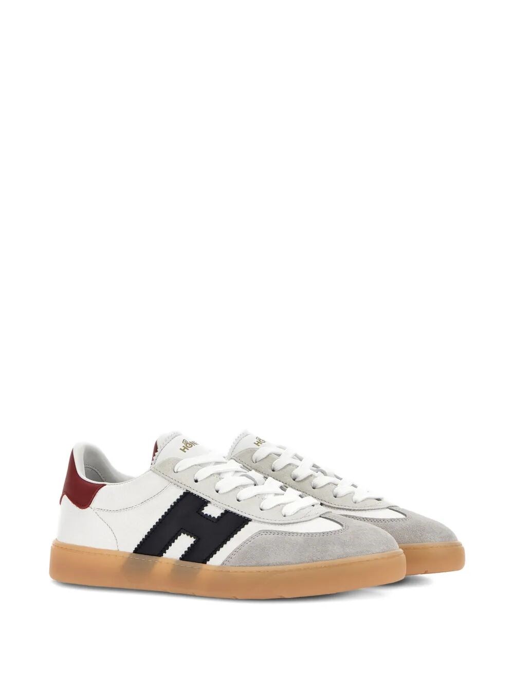 HOGAN COOL LEATHER SNEAKERS WITH NAPPA AND SUEDE INSERTS