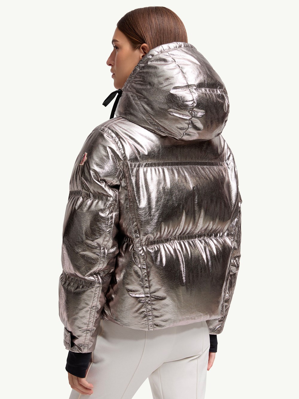 CALAQUE METALLIC HOODED SKI JACKET
