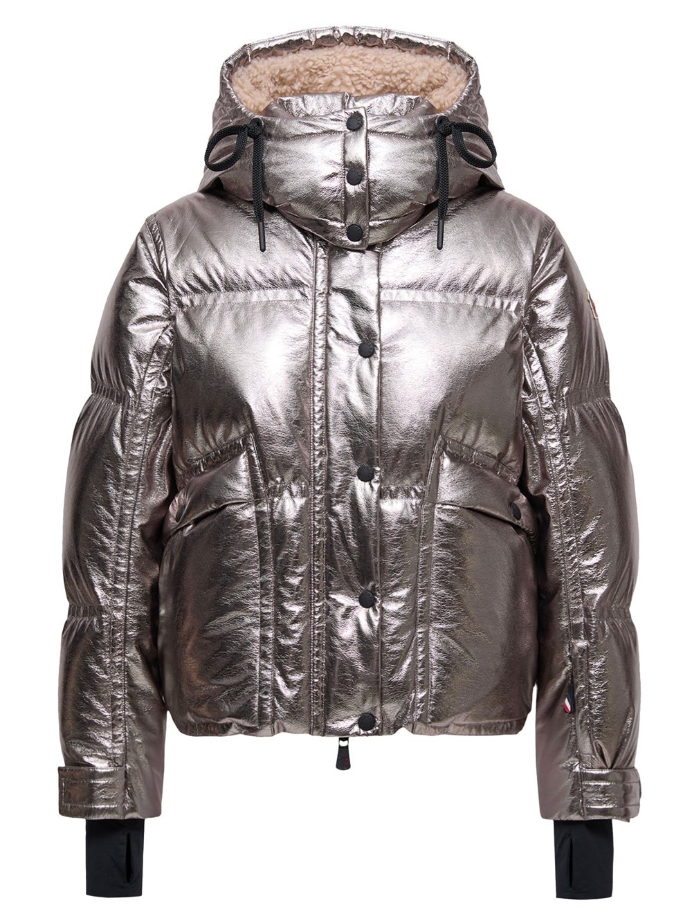 CALAQUE METALLIC HOODED SKI JACKET
