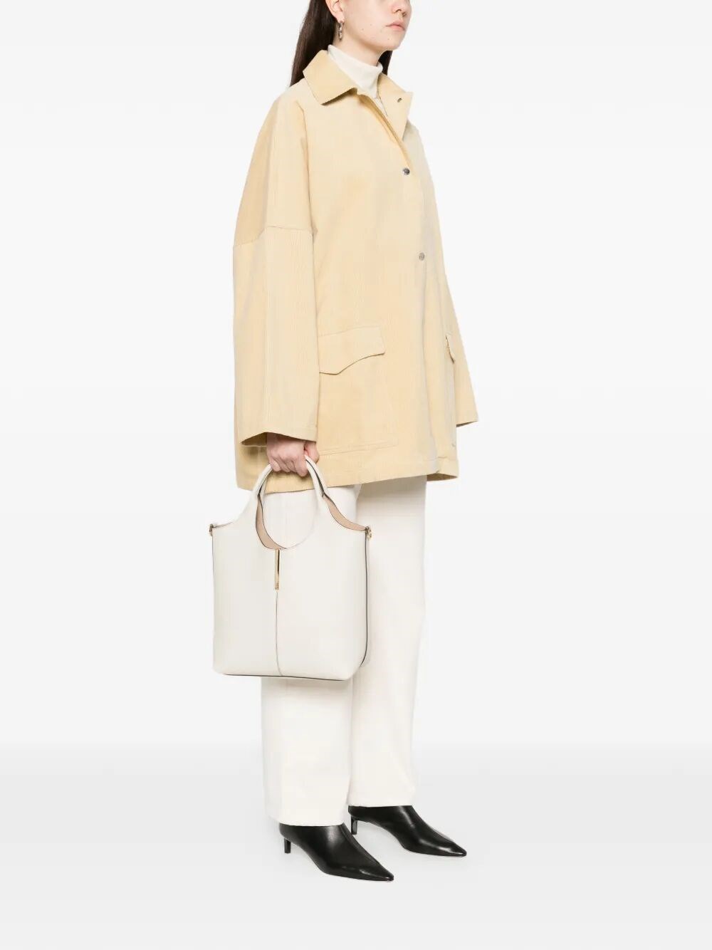 LEATHER SMALL TOTE BAG