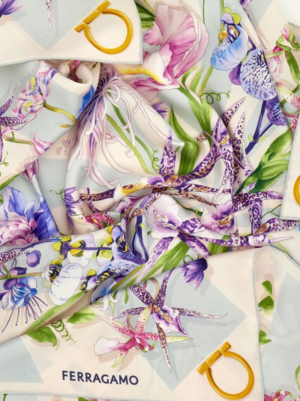 GAIA PRINT SILK SCARF